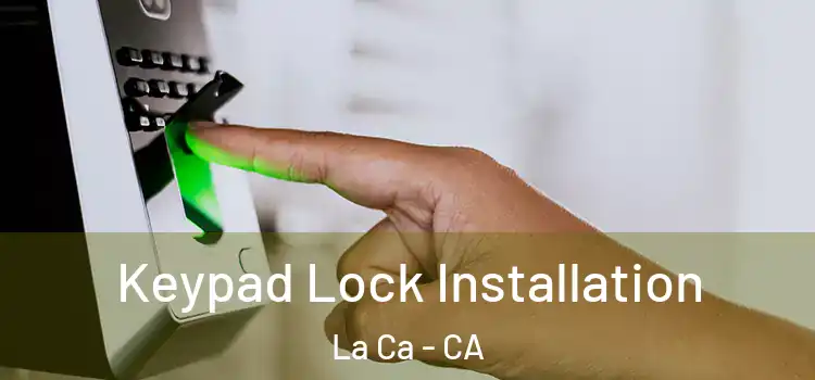 Keypad Lock Installation La Ca - CA